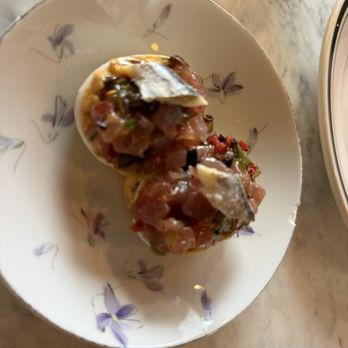 Heretik - David led eggs with tuna tartare nicoise - Spanish Near Me - Denver, Colorado Heretik - David led eggs with tuna tartare nicoise - Spanish Near Me - Denver, Colorado