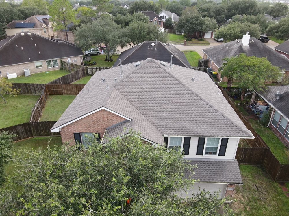 Slide of Roof Right Now - Houston