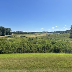 Royal New Kent Golf Club - Number 9. 235 yards to carry the hazard.