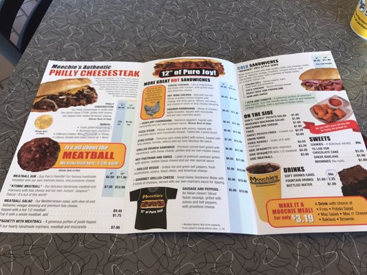 Menu photo 5 Moochie's Cheesesteaks Midvale, UT
