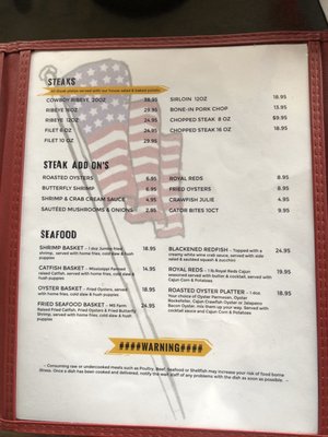 Menu photo 3 Willy B's Steakhouse Brandon, MS Menu photo 3 Willy B's Steakhouse Brandon, MS