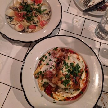 Briciola - Linguine with clams and lasagna (the hands down star of the show!) - Italian Near Me - New York, New York Briciola - Linguine with clams and lasagna (the hands down star of the show!) - Italian Near Me - New York, New York