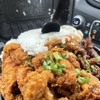 Grind Wit Tryz - Combo plate: Ono Chicken & Teriyaki Beef - Filipino Near Me - Portland, Oregon