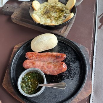Alta Vaca Grill Argentinean Steakhouse - Sausage and melted cheese - Steakhouses Near Me - Davie, Florida
