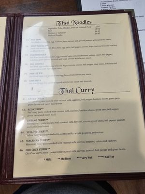 Menu photo 1 Thai Sawatdee Winston-Salem, NC