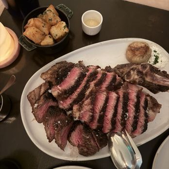 Gwen - Potatoes, 36oz 30 day dry aged ribeye - New American Near Me - Los Angeles, California Gwen - Potatoes, 36oz 30 day dry aged ribeye - New American Near Me - Los Angeles, California