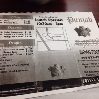 Punjab Express - Menu - Indian Near Me - Turlock, California Punjab Express - Menu - Indian Near Me - Turlock, California