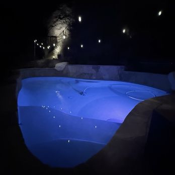 Stanton Pools - Newly installed pool light - Pool & Hot Tub Service Near Me Stanton Pools - Newly installed pool light - Pool & Hot Tub Service Near Me