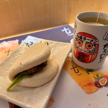 Kyuramen - Matcha Genmaicha(hot) Kyuramen Bao Bun (1Pc)Pork - Ramen Near Me - Henderson, Nevada Kyuramen - Matcha Genmaicha(hot) Kyuramen Bao Bun (1Pc)Pork - Ramen Near Me - Henderson, Nevada