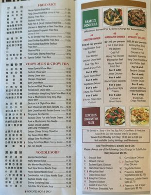 Menu photo 8 Dynasty Restaurant Stockton, CA