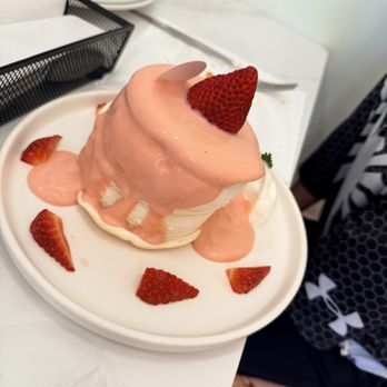 Gram Cafe & Pancakes - Strawberry Soufflé - Pancakes Near Me - Irvine, California