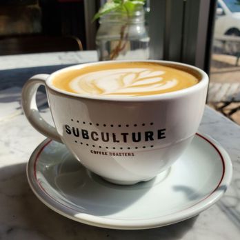 Subculture Coffee Jupiter - Some flavored oatmilk latte - Coffee & Tea Near Me - Jupiter, Florida