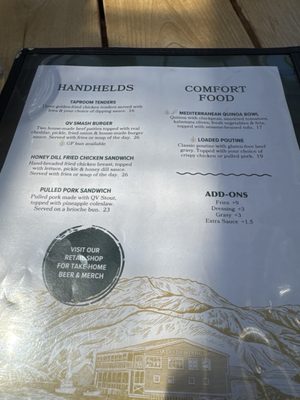 Menu photo 2 QVFC - Quidi Vidi Fish & Chips St. John's, NL Menu photo 2 QVFC - Quidi Vidi Fish & Chips St. John's, NL