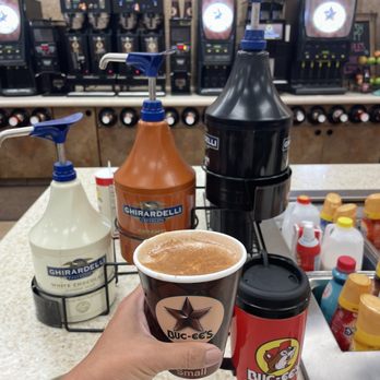 Buc-ee's - Hot chocolate! - Gas Stations Near Me - Madisonville, Texas