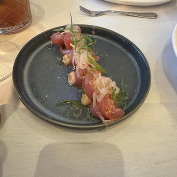 Hemenway's Restaurant - Tuna Crudo - Seafood Near Me - Providence, Rhode Island