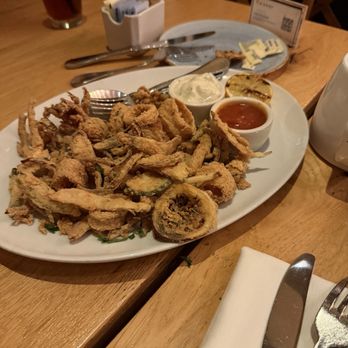 Tin Roof Bistro - Calamari Fritto Misto, also very good. Dipping sauce was the star. - New American Near Me - Manhattan Beach, California Tin Roof Bistro - Calamari Fritto Misto, also very good. Dipping sauce was the star. - New American Near Me - Manhattan Beach, California