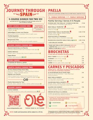 Menu photo 3 Olé Tapas Bar & Kitchen Long Beach, CA Menu photo 3 Olé Tapas Bar & Kitchen Long Beach, CA
