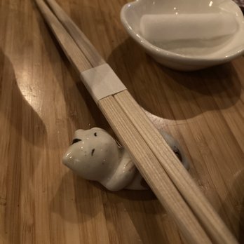 Sushi Ishikawa - Super cute chop stick holders - Sushi Bars Near Me - New York, New York Sushi Ishikawa - Super cute chop stick holders - Sushi Bars Near Me - New York, New York