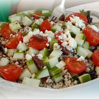 Roses and Berries Cafe - Quinoa Salad, ordered by one of our friends. She said it was quite good. - Breakfast & Brunch Near Me - Dubuque, Iowa Roses and Berries Cafe - Quinoa Salad, ordered by one of our friends. She said it was quite good. - Breakfast & Brunch Near Me - Dubuque, Iowa