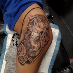Juggernaut Tattoo - Day of the dead tattoo