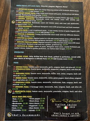 Menu photo 1 Buono Ristorante Sandy, UT