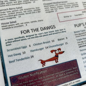 Nauti Dawg - Dog menu - Seafood Near Me - Lighthouse Point, Florida