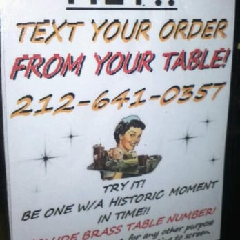 169 Bar - Ordering drinks and foods from our table at 2:30AM, wait, wha?! - American Near Me - New York, New York