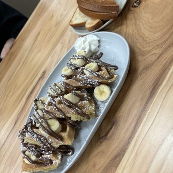 The Breeze Cafe - belgian waffle (monkey) - Breakfast & Brunch Near Me - Newark, California The Breeze Cafe - belgian waffle (monkey) - Breakfast & Brunch Near Me - Newark, California
