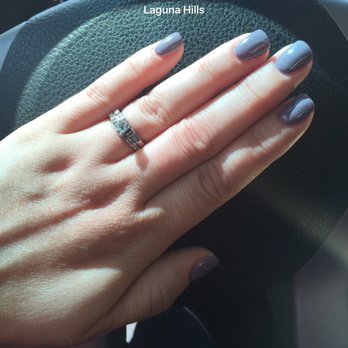 Hello Nail & Spa - The color is plum wine - Nail Salons Near Me - Laguna Hills, California