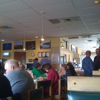 Aulds Cove Big Stop Rest - people sitting at tables - American Near Me - Aulds Cove, Nova Scotia