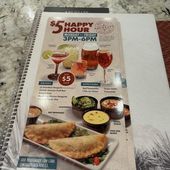 Abuelo's Mexican Restaurant - Happy Hour Menu - Mexican Near Me - Fort Worth, Texas