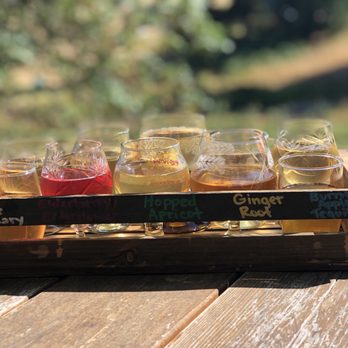 Salt Spring Wild Cider - Full tasting for two: $20: excellent and wide ranging selection of ciders to try. - Cideries Near Me - Salt Spring Island, British Columbia
