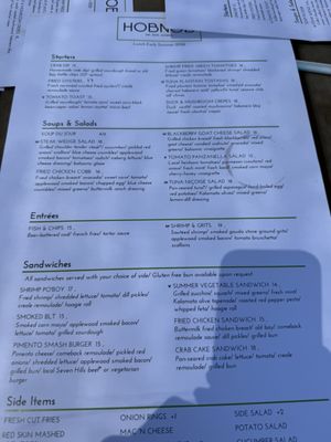 Menu photo 1 Hobnob Richmond, VA Menu photo 1 Hobnob Richmond, VA
