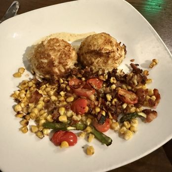 Burtons Grill & Bar - Gluten Free Full Crab Cake Entree - New American Near Me - Richmond, Virginia Burtons Grill & Bar - Gluten Free Full Crab Cake Entree - New American Near Me - Richmond, Virginia