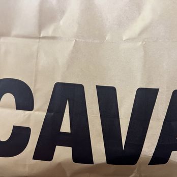 CAVA - Cava bag, very spacious - Mediterranean Near Me - Jacksonville, North Carolina