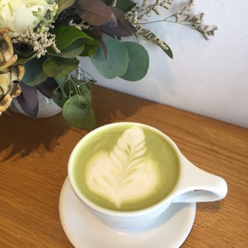 Rose Park Coffee Roasters - Green tea latte with soy milk - Coffee & Tea Near Me - Long Beach, California