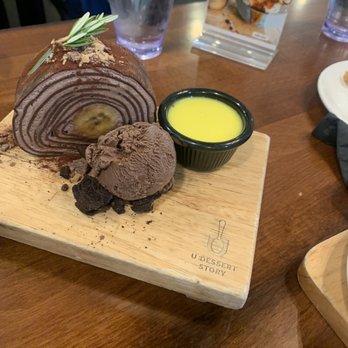 U :Dessert Story - Choco Banana Crepe Roll - Desserts Near Me - Berkeley, California U :Dessert Story - Choco Banana Crepe Roll - Desserts Near Me - Berkeley, California