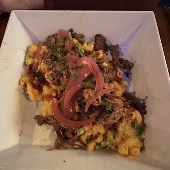 Biscuits and Bourbon - Loaded mac and cheese with brisket - New American Near Me - Henderson, Nevada
