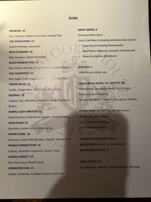 Menu photo 1 The Woods House Historic Pub Pittsburgh, PA Menu photo 1 The Woods House Historic Pub Pittsburgh, PA