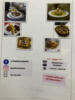 Menu photo 2 La Pradera San Juan, PR