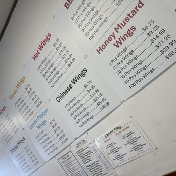 China City - Wings menu - Chinese Near Me - Augusta, Georgia China City - Wings menu - Chinese Near Me - Augusta, Georgia