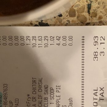 O'Charley's Restaurant & Bar - the receipt - American Near Me - Panama City, Florida O'Charley's Restaurant & Bar - the receipt - American Near Me - Panama City, Florida