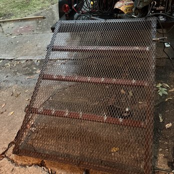 Denali Welding - After angle iron was taken off and sq tube was put in place - Metal Fabricators Near Me - Irving, Texas