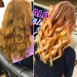 Salon Bliss - Before and after!