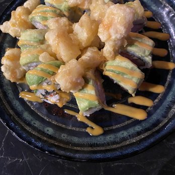 Umai Sushi - Shrimp Popcorn Signature Roll - Sushi Bars Near Me - McKinney, Texas