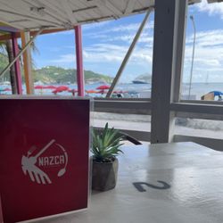 Nazca Peruvian - The view with the front of the menu. Of the port .