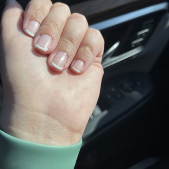 Luxy Spa And Nails - No shine, the pinky is flooded with gel polish. - Day Spas Near Me - Easton, Pennsylvania Luxy Spa And Nails - No shine, the pinky is flooded with gel polish. - Day Spas Near Me - Easton, Pennsylvania