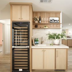 Code Construction - Wet bar designed and built to entertain.