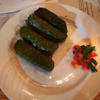 Sitti - Grape leaves - there's 5 to an order but we're impatient and they were bangin! - Lebanese Near Me - Raleigh, North Carolina