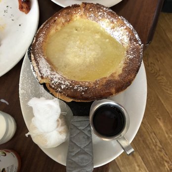Tilikum Place Cafe - Classic Dutch baby. Looks so pretty but was not my favorite taste-wise - New American Near Me - Seattle, Washington